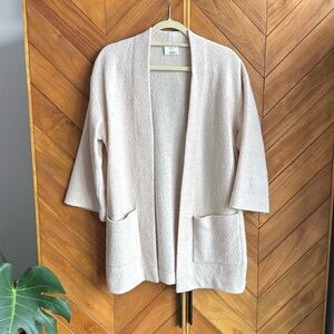 Aritzia Blush Wool Cardigan
